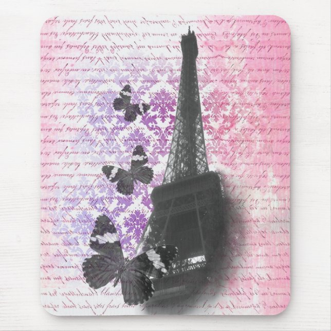 Eiffel torn & Butterflies Musmatta (Framsidan)