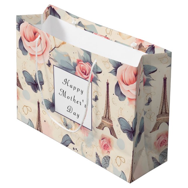 Eiffel Torn Butterfly och Ro Mors dag (Framsidan Vinklad)