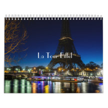 Eiffel torn Calendar