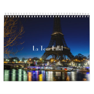 Eiffel torn Calendar Kalender