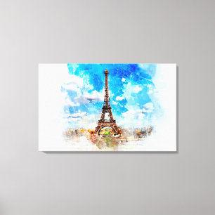 Eiffel Torn Canvastryck