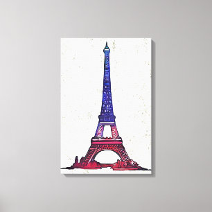 Eiffel Torn Canvastryck