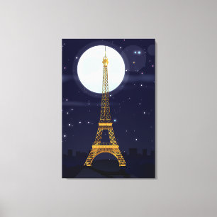 Eiffel Torn Canvastryck