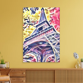Eiffel Torn Canvastryck