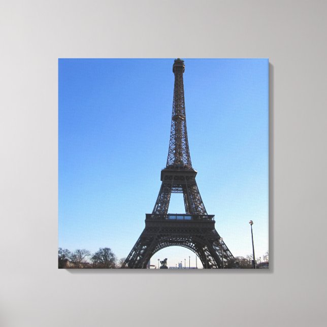 Eiffel Torn Canvastryck (Framsida)