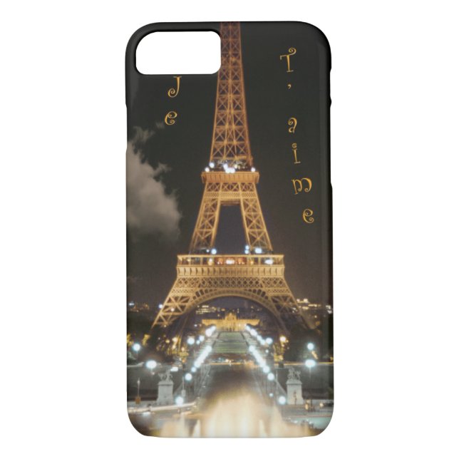 Eiffel Torn. Case-Mate iPhone Skal (Baksida)