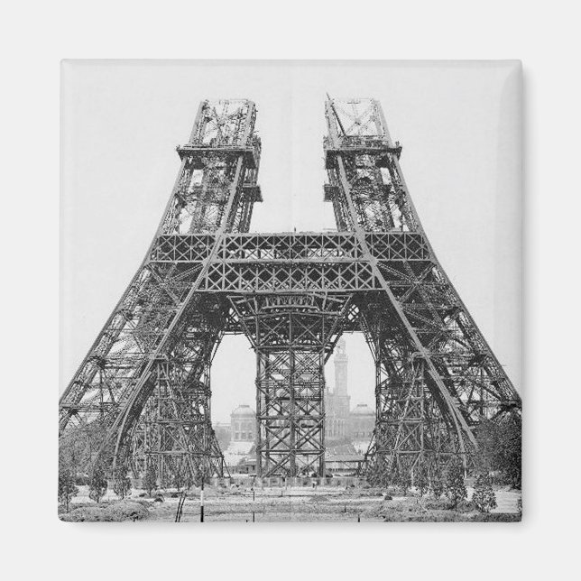 Eiffel Torn Construction Magnet (Framsidan)