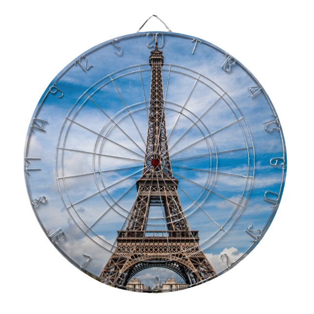Eiffel Torn Dart Board Darttavla (Framsidan)