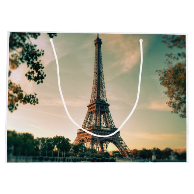 Eiffel torn dekorativ kudde (Baksidan)