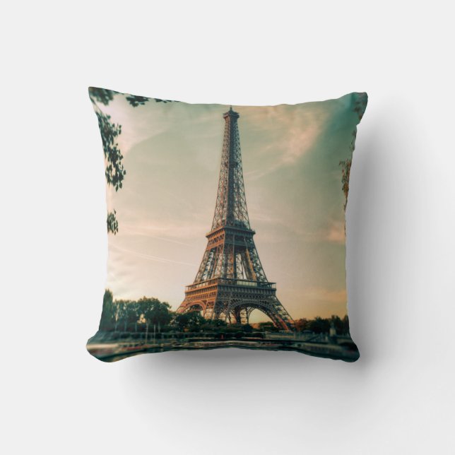 Eiffel torn dekorativ kudde (Framsida)