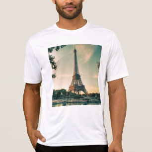 Eiffel torn dekorativ kudde t shirt