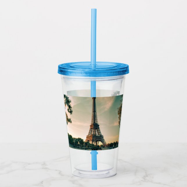 Eiffel torn dekorativ kudde take away mugg (Framsida)