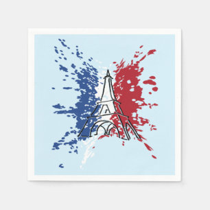 Eiffel Torn, Flagga av Frankrike Pappersservett