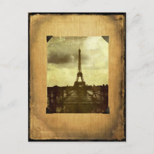 Eiffel Torn förut förut förinställd avklippningsbo Vykort