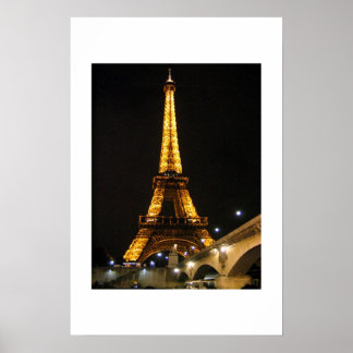 Eiffel Torn från Seine Poster