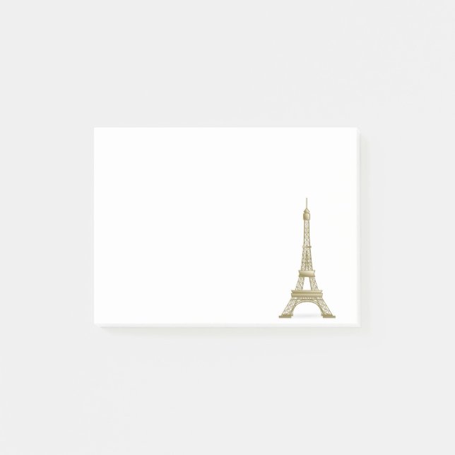 Eiffel torn, Frankrike clipart Post-it Block (Framsida)