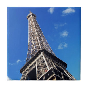 Eiffel Torn Frankrike Travel Photography Kakelplatta