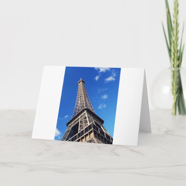 Eiffel Torn Frankrike Travel Photography Kort (Framsida)