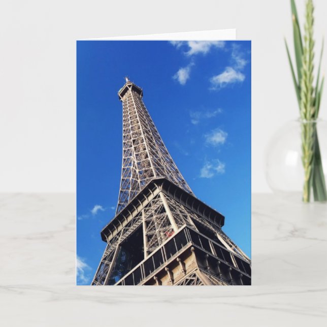 Eiffel Torn Frankrike Travel Photography Kort (Framsida)
