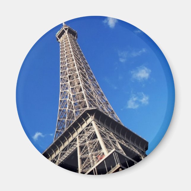 Eiffel Torn Frankrike Travel Photography Magnet (Framsidan)