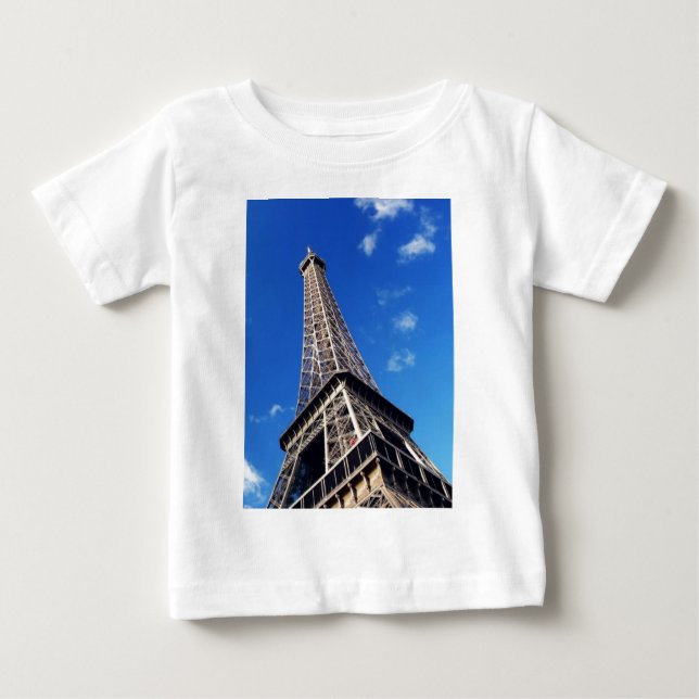 Eiffel Torn Frankrike Travel Photography T Shirt (Framsida)