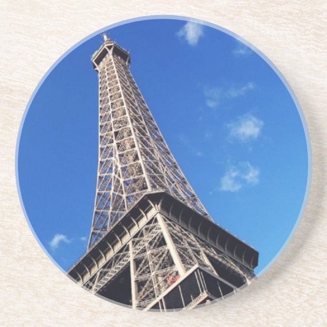 Eiffel Torn Frankrike Travel Photography Underlägg Sandsten (Framsidan)