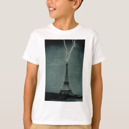 Eiffel Torn har drabbats av blixten T Shirt