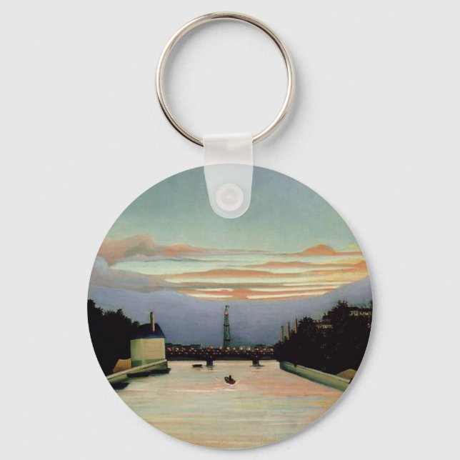Eiffel Torn Henri Rousseau 1898 Nyckelring (Framsida)