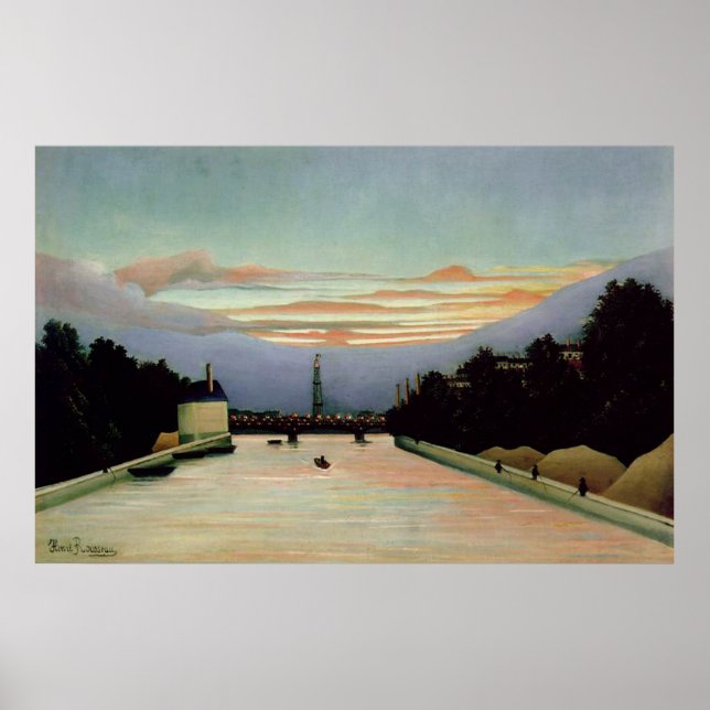 Eiffel Torn Henri Rousseau 1898 Poster (Framsidan)