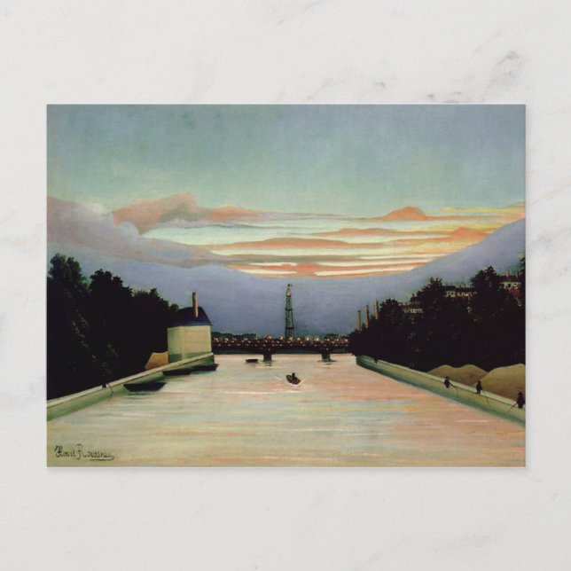 Eiffel Torn Henri Rousseau 1898 Vykort (Framsida)