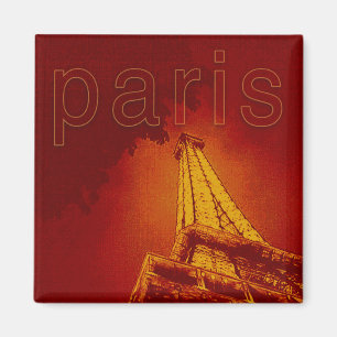 Eiffel torn i den Paris magneten Magnet