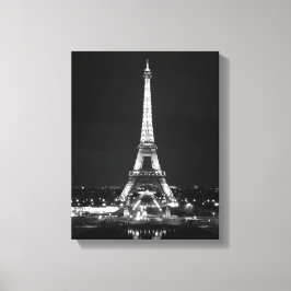 Eiffel Torn i natt Canvastryck