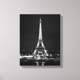 Eiffel Torn i natt Canvastryck