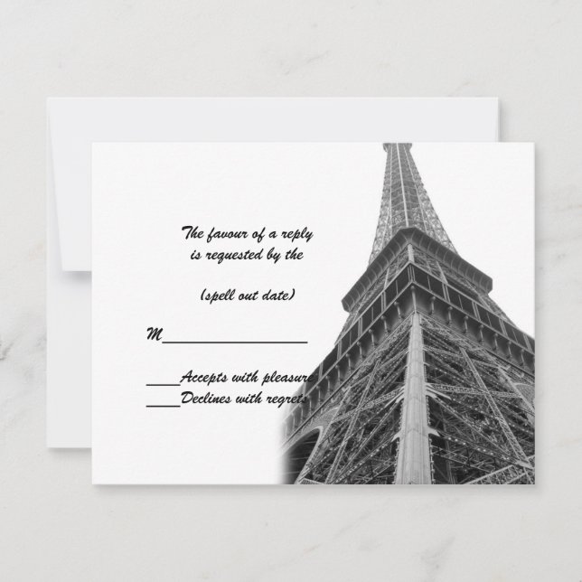eiffel torn i osa kort (Framsida)