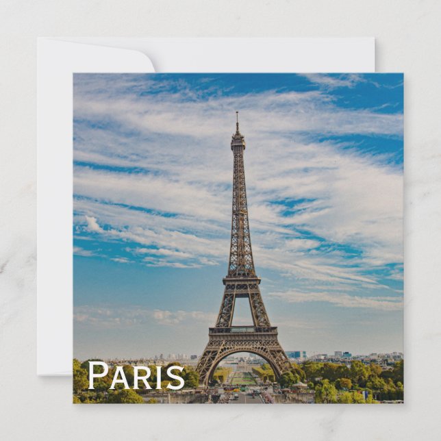 Eiffel torn i Paris (Framsida)