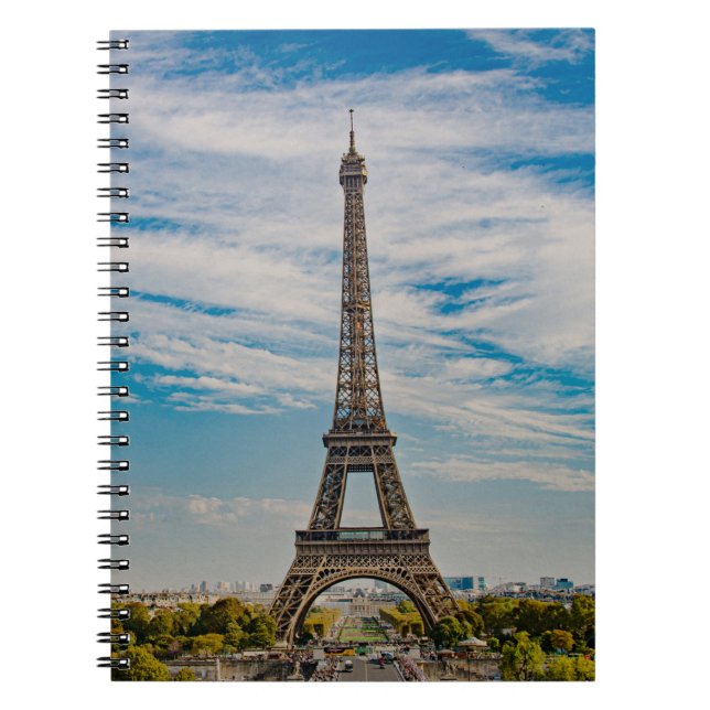 Eiffel torn i Paris Anteckningsbok (Framsidan)