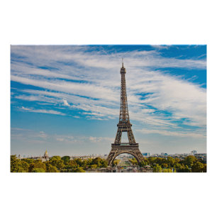 Eiffel torn i Paris Fototryck