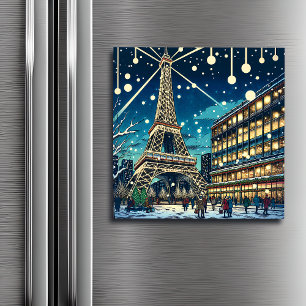 Eiffel Torn i Paris, Frankrike vid jul