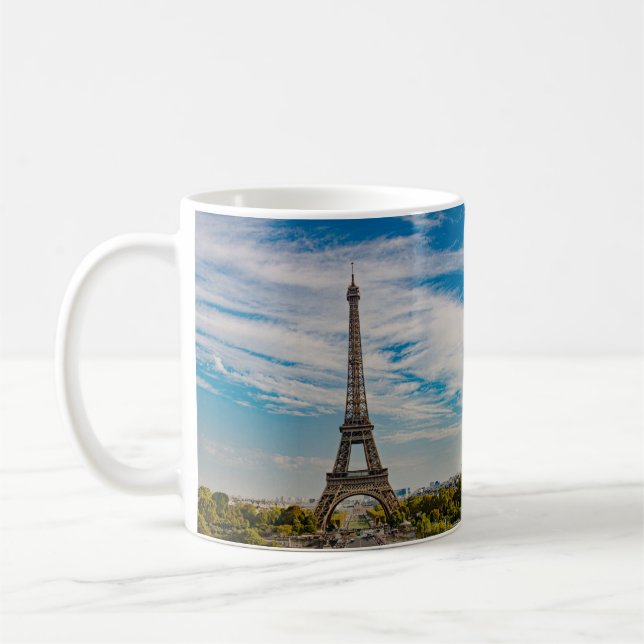 Eiffel torn i Paris Kaffemugg (Vänster)