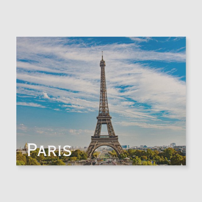 Eiffel torn i Paris Magnet (Framsida)