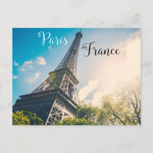 Eiffel Torn i Paris med starkt linsskydd Vykort