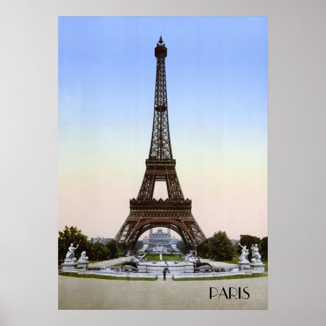 Eiffel Torn i Paris på 1800-talet Poster (Framsidan)