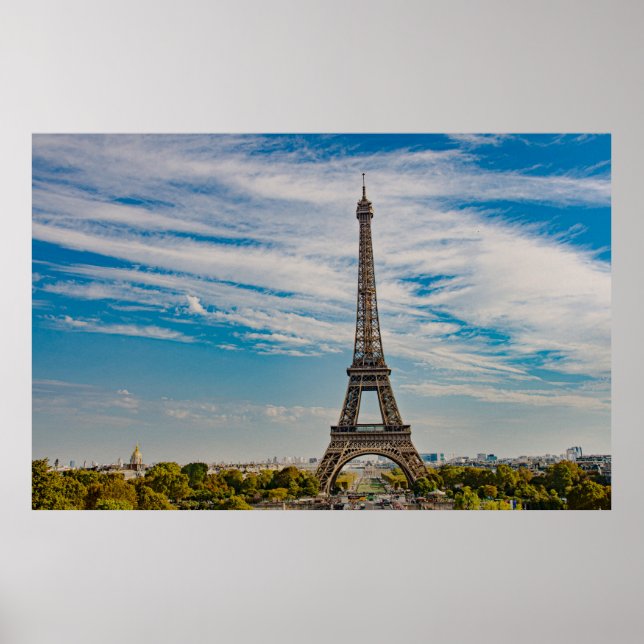 Eiffel torn i Paris Poster (Framsidan)