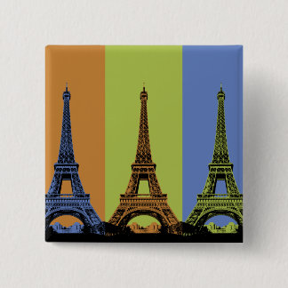 Eiffel Torn i Paris Triptych Knapp