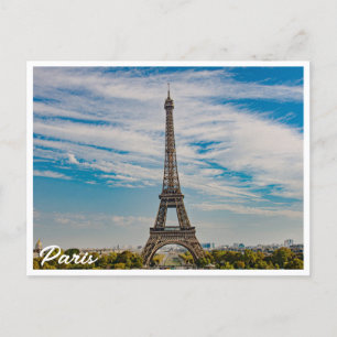 Eiffel torn i Paris Vykort