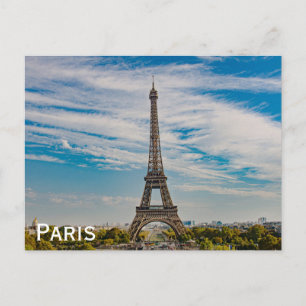 Eiffel torn i Paris Vykort