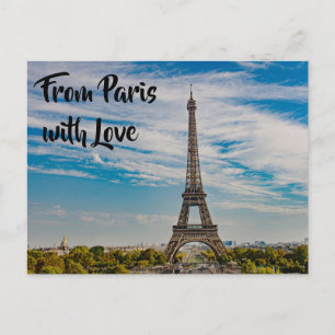 Eiffel torn i Paris Vykort