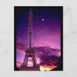 Eiffel Torn i Sunshine Himlar Vykort