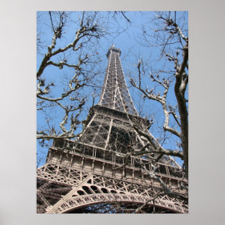 Eiffel Torn i Winter Poster