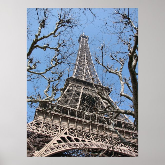 Eiffel Torn i Winter Poster (Framsidan)